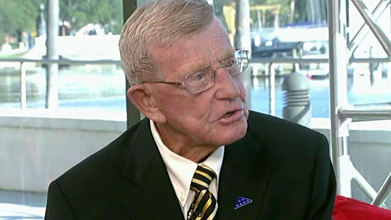 Lou Holtz on Trump attending college football's biggest game of the year