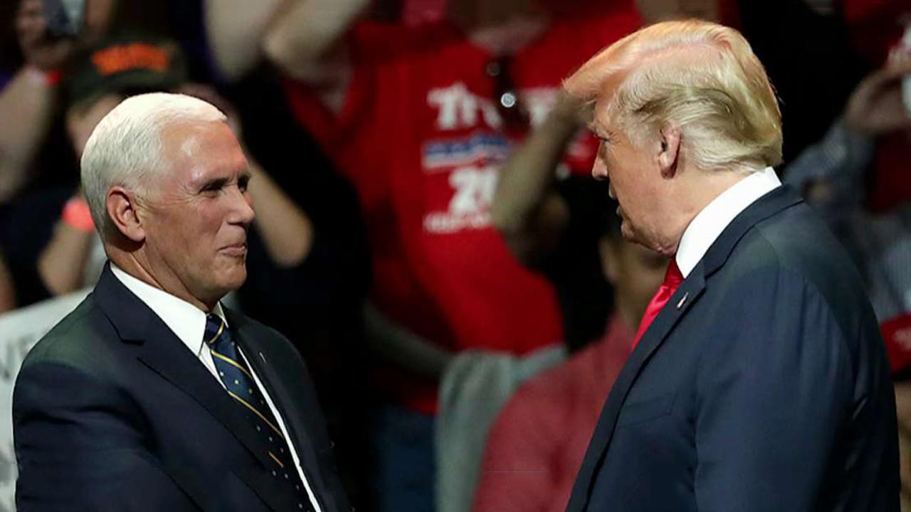 Vice President Pence makes Trump candidacy official in New Hampshire
