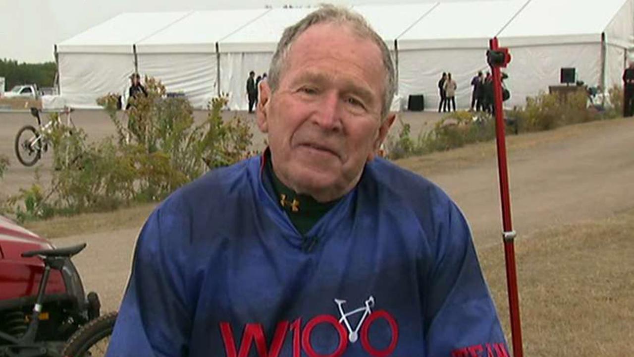 George W. Bush joins 'The Daily Briefing' to talk about the 2019 Warrior 100K bike ride