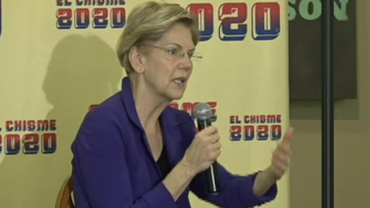 Elizabeth Warren answers questions relating to her newly released immigration policy 