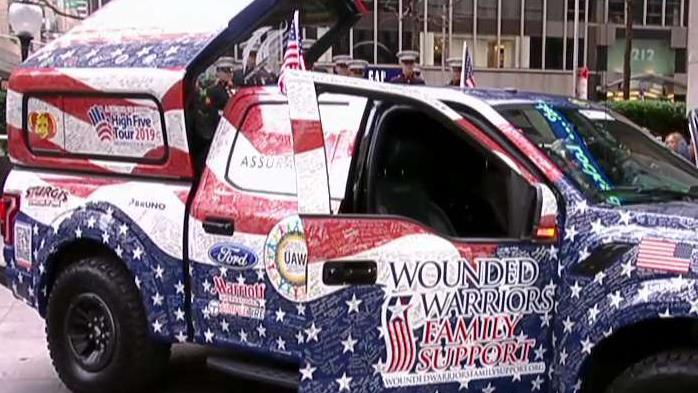 Wounded warrior receives special gift from Ford