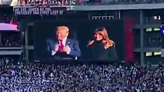 President Trump greeted with applause at Alabama-LSU game