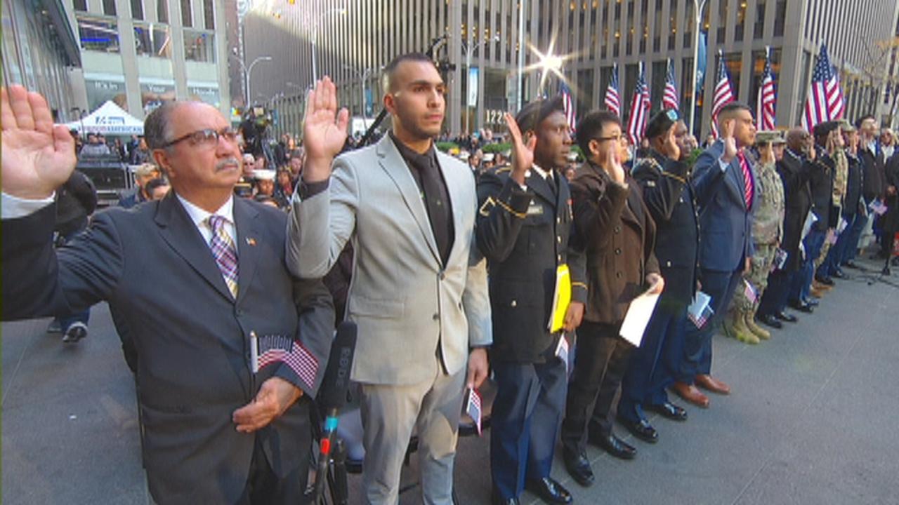 12 veterans become naturalized US citizens in ceremony on 'Fox & Friends'