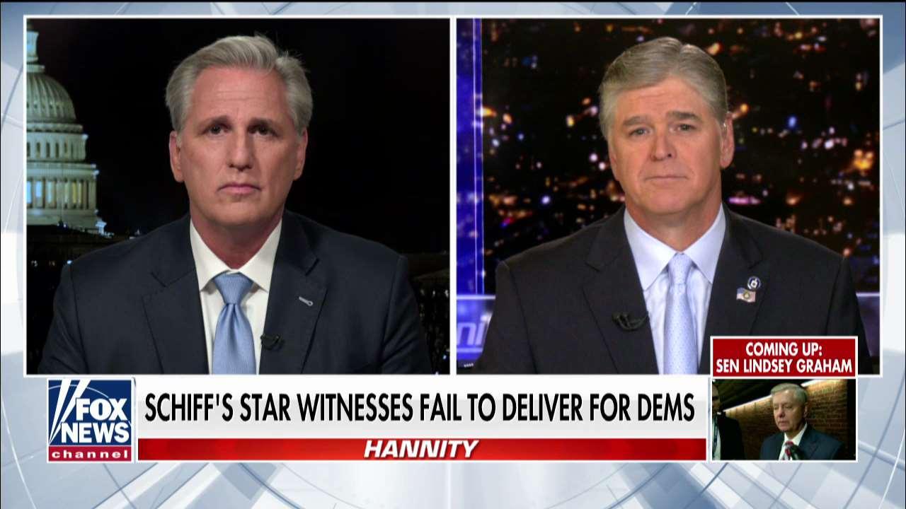 Rep Kevin Mccarthy Democrats Privately Admit Impeachment Hearings Are