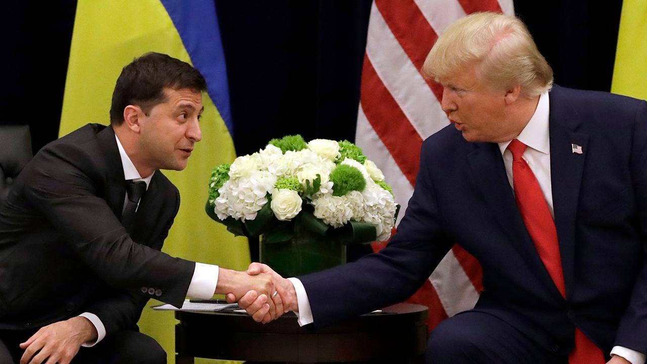 Ukrainian president says he felt no pressure on his phone call with Trump