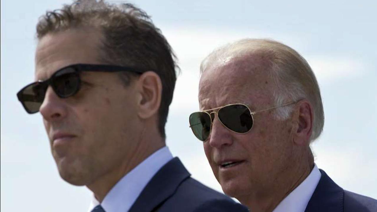 2020 Democrat Joe Biden bogged down by questions about son Hunter Biden