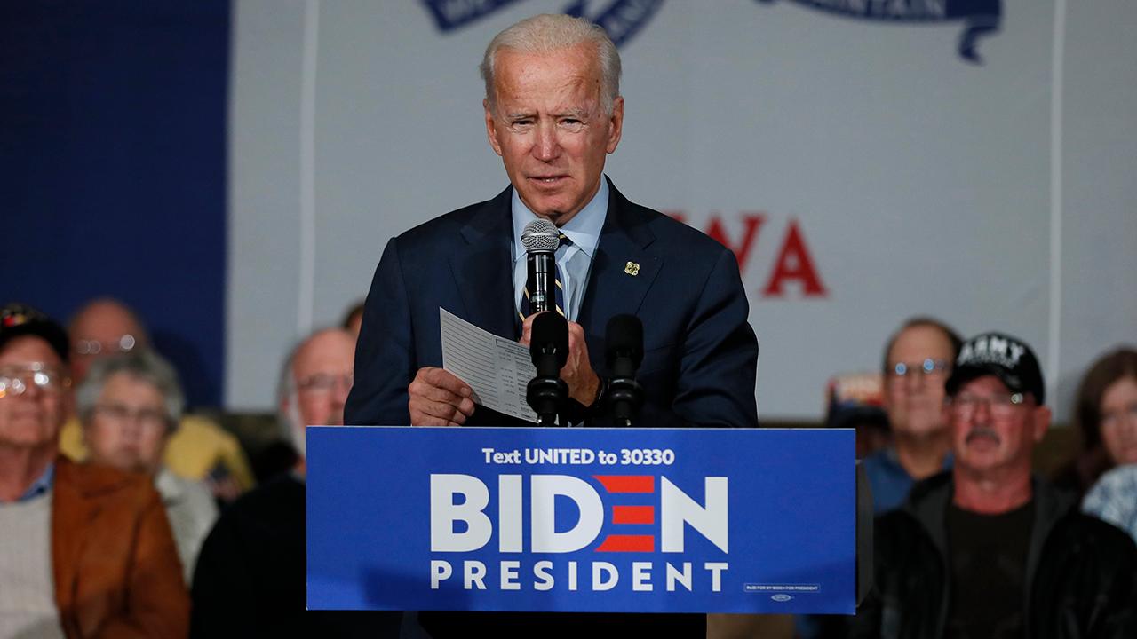 Joe Biden campaigns off impeachment inquiry hearings