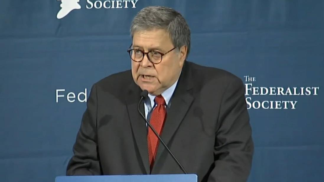 Attorney General Barr accuses the left of systemic ‘sabotage’ of Trump administration 