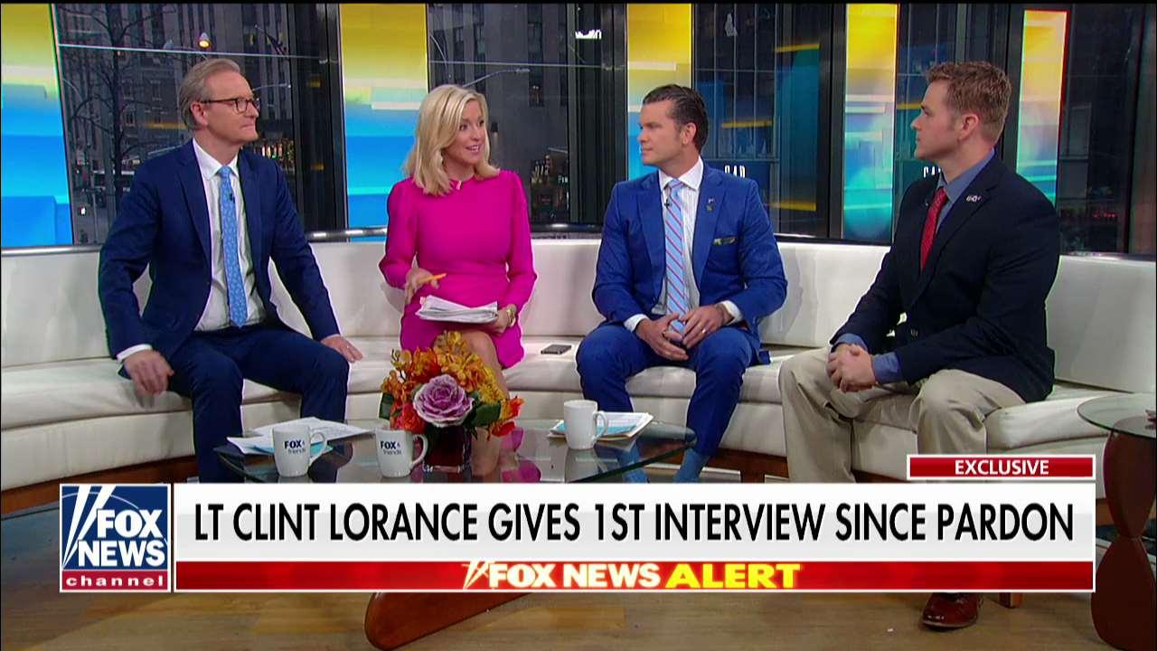 Clint Lorance sits down with 'Fox & Friends' for first interview since Trump pardon: 'I love you sir'