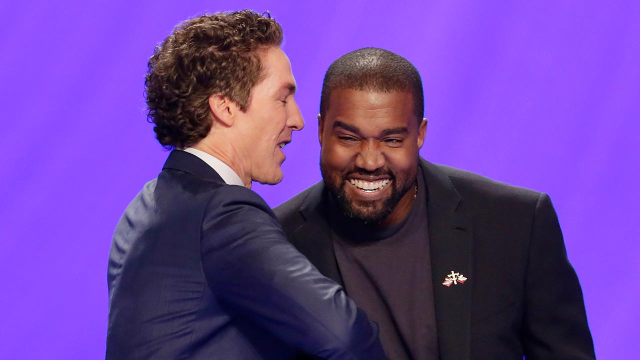 Kanye West gives Sunday service at Joel Osteen Church