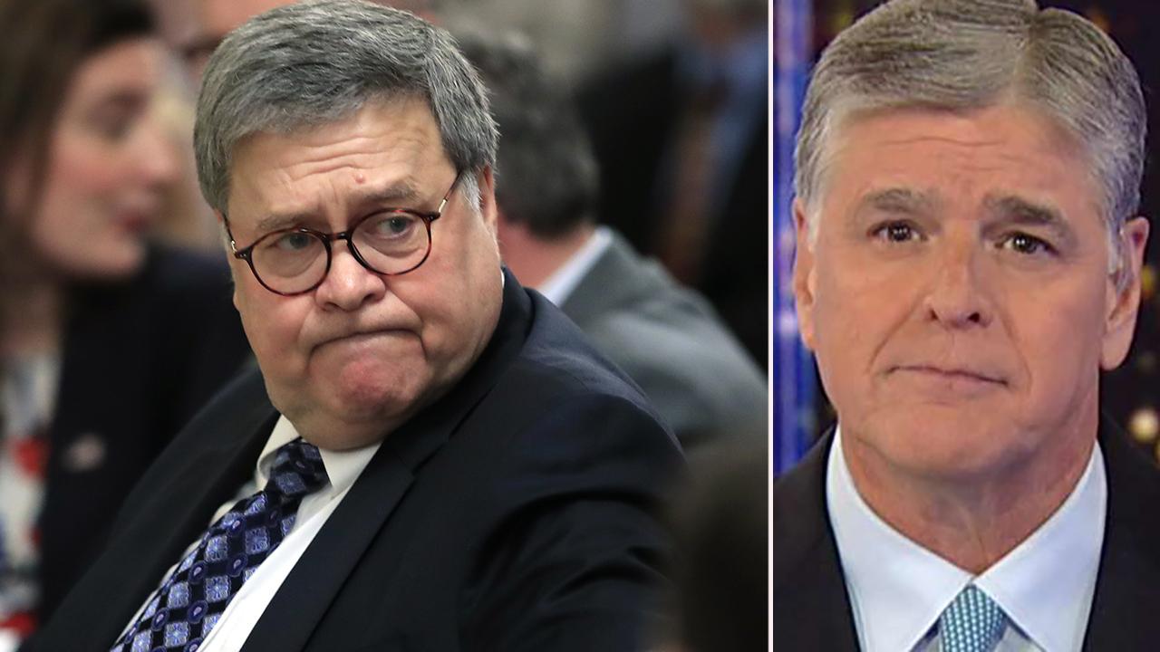 Hannity: AG Barr indicating he found something in Russia probe origins investigation
