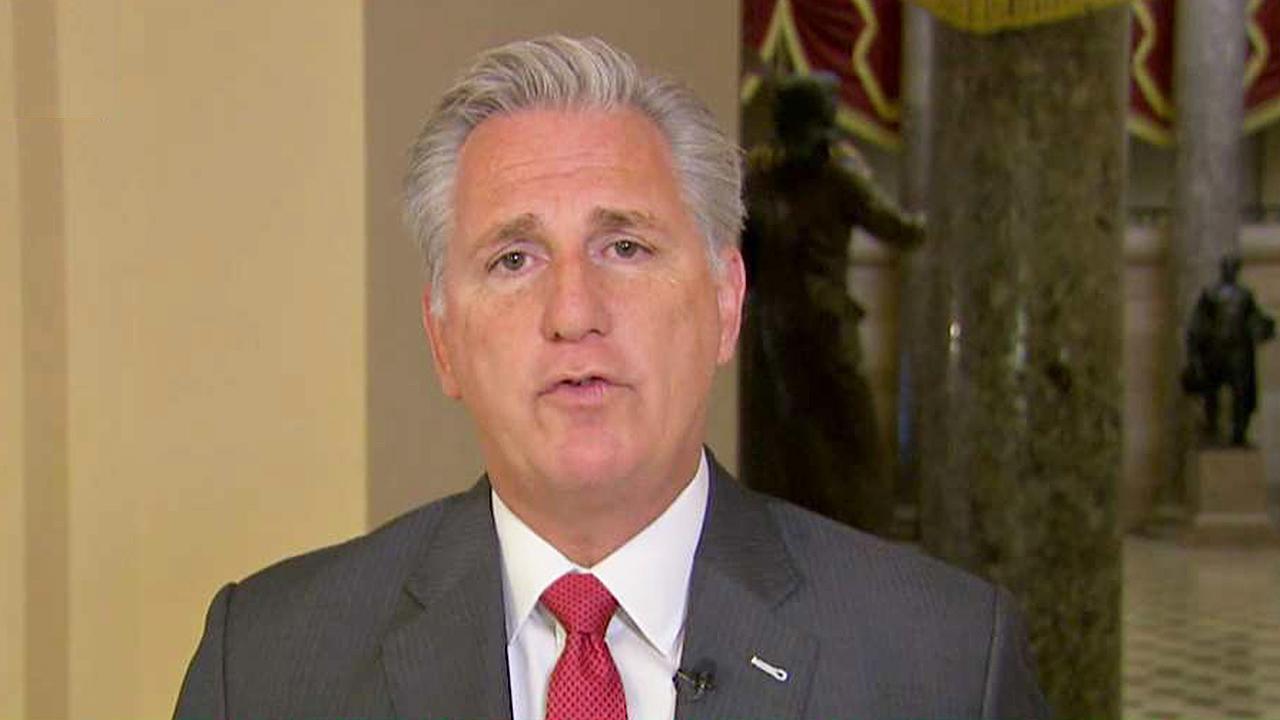 Rep. McCarthy: Democrats can't beat Trump so they feel they have to impeach him