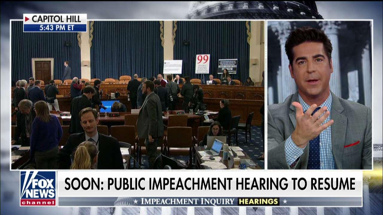 Jesse Watters blasts day two of impeachment inquiry
