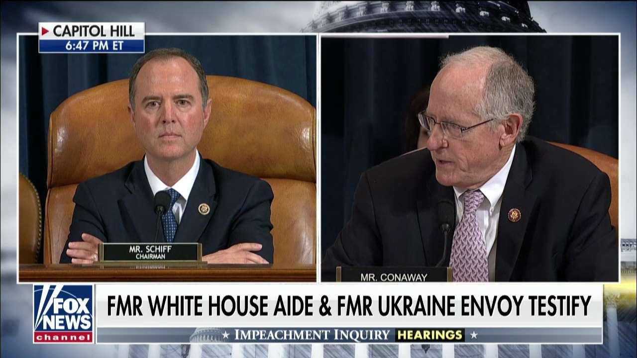 Mike Conaway grills Adam Schiff on whistleblower policy