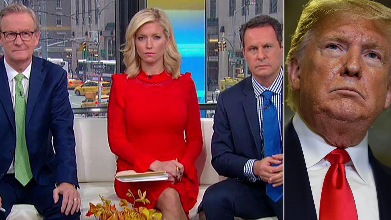 President Trump calls into 'Fox & Friends' after week of public impeachment hearings