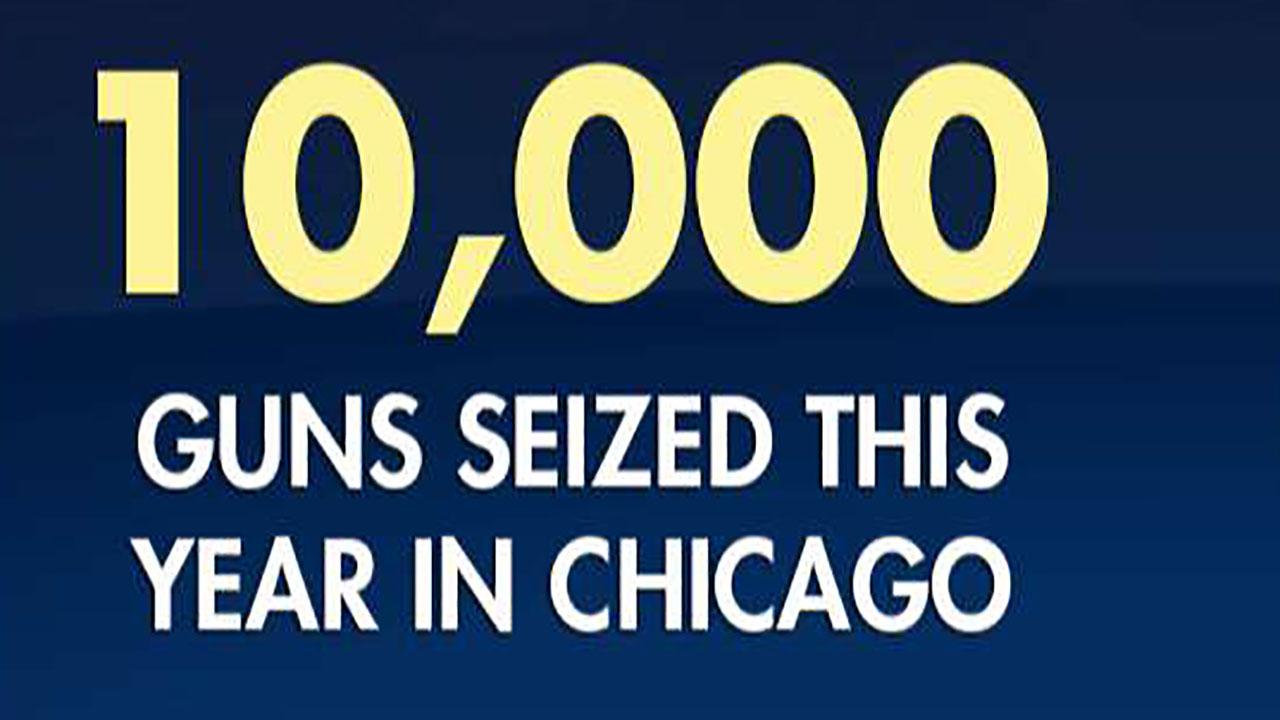 Over 10K illegal guns taken off Chicago streets
