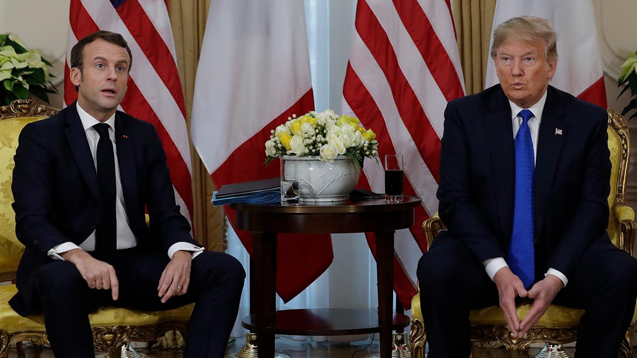 Trump tells Macron his response on ISIS fighters is 'one of the greatest non-answers I've ever heard'