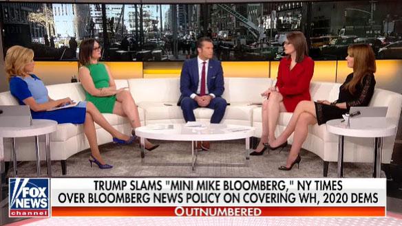Trump slams 'mini Mike Bloomberg' and 'failing' New York Times
