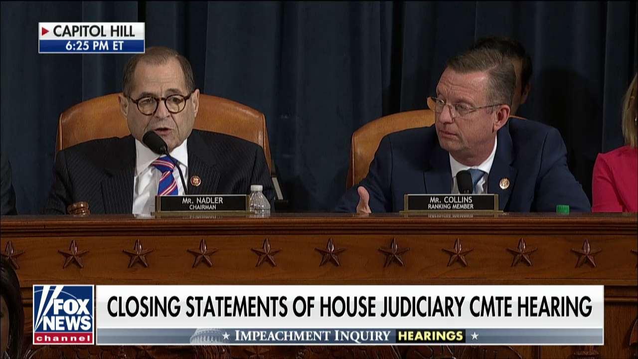 Doug Collins presses Jerry Nadler over demand for Republican day of witnesses