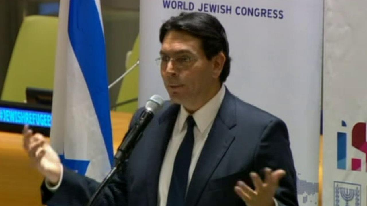 Danny Danon says UN fights for Palestinian refugees, but forgets about Jewish refugees	