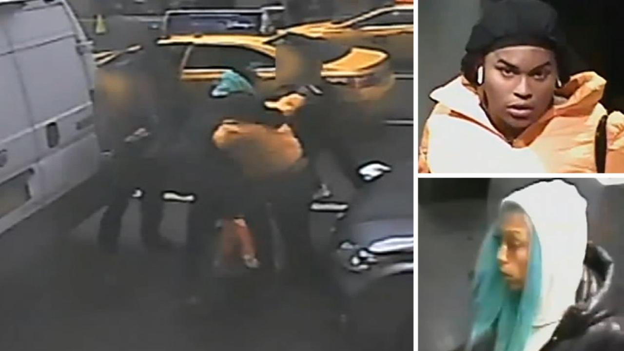 Barneys robbery suspects brawl with employees outside store in New York City