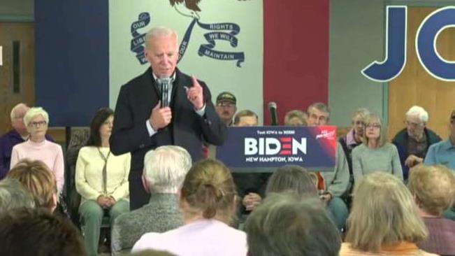 Former VP Biden dismisses claims the Democratic party is turning hard left
