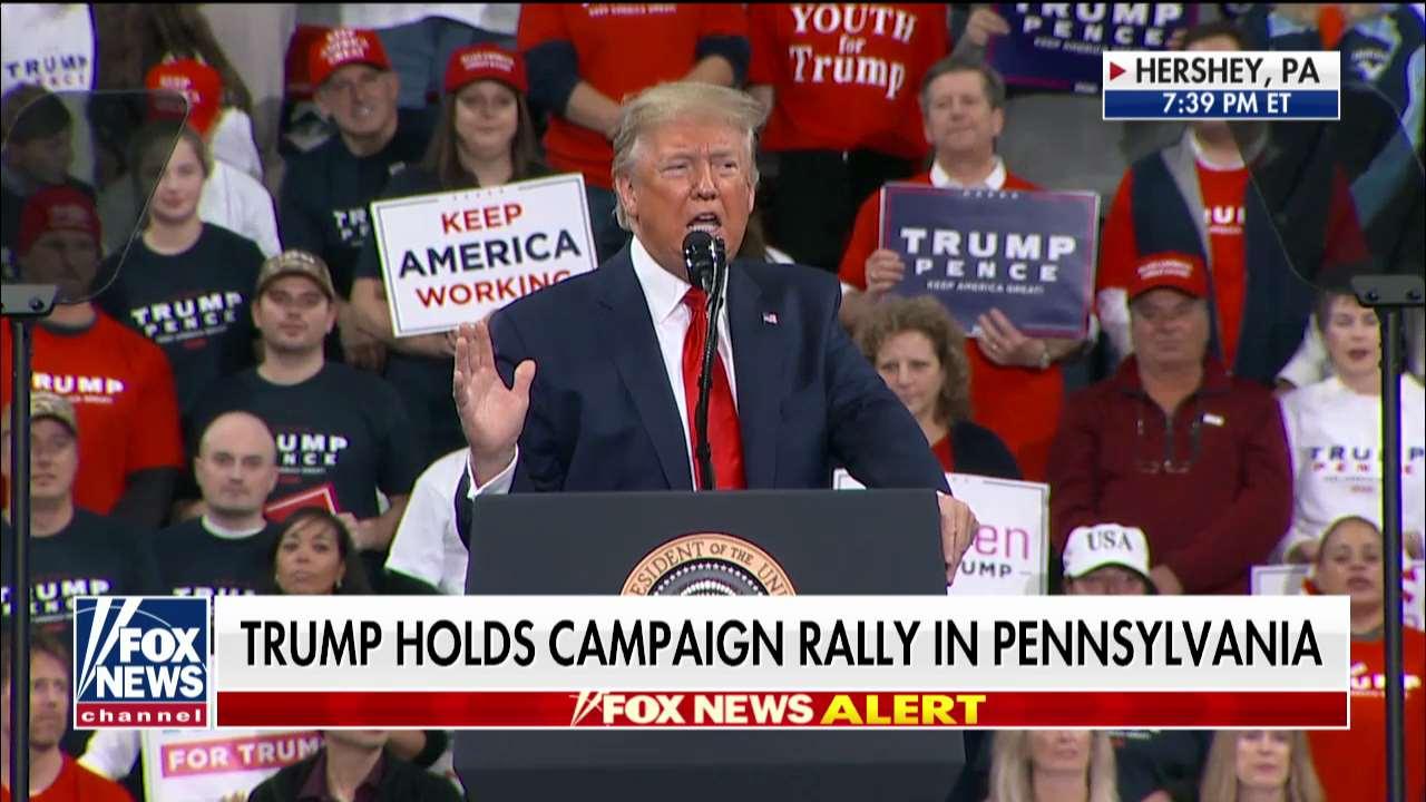 Trump at rally: 'They spied on our campaign, OK?' 