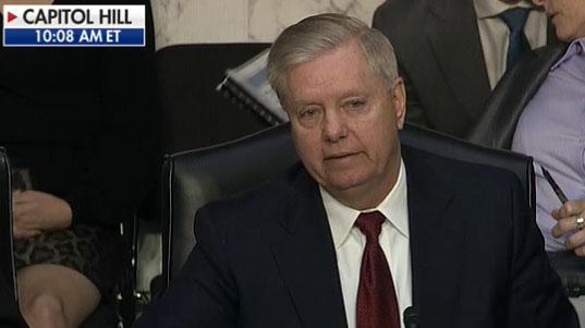 Lindsey Graham's headline: 'FBI takes law into own hands'