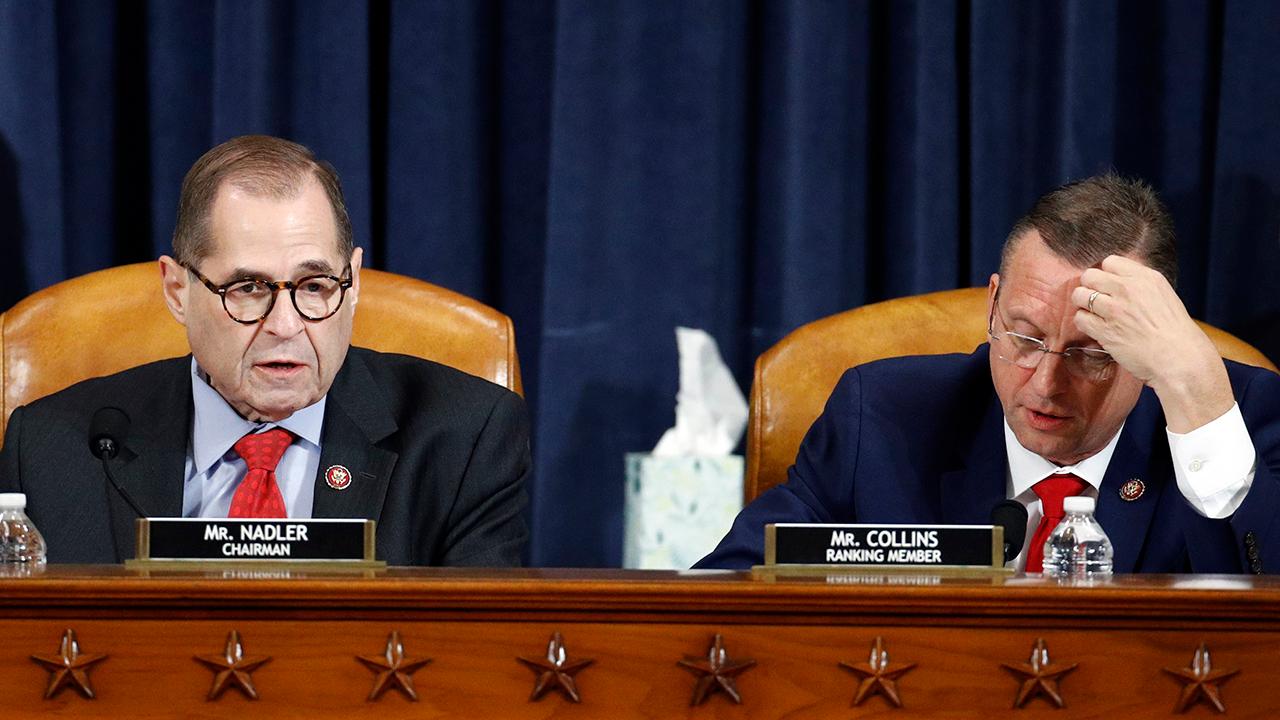 House Judiciary Committee approves impeachment articles against President Trump along party lines