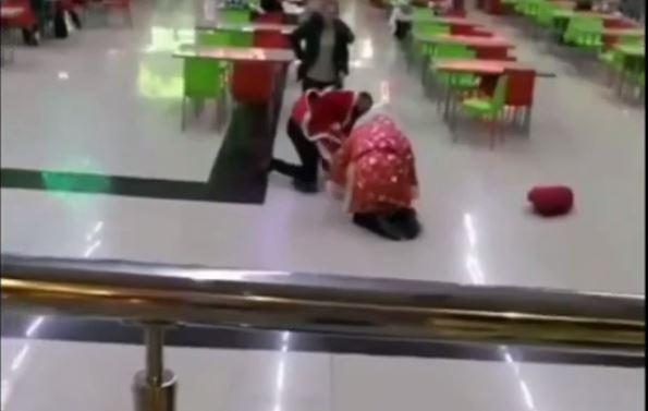 Santa brawl breaks out in Russia mall