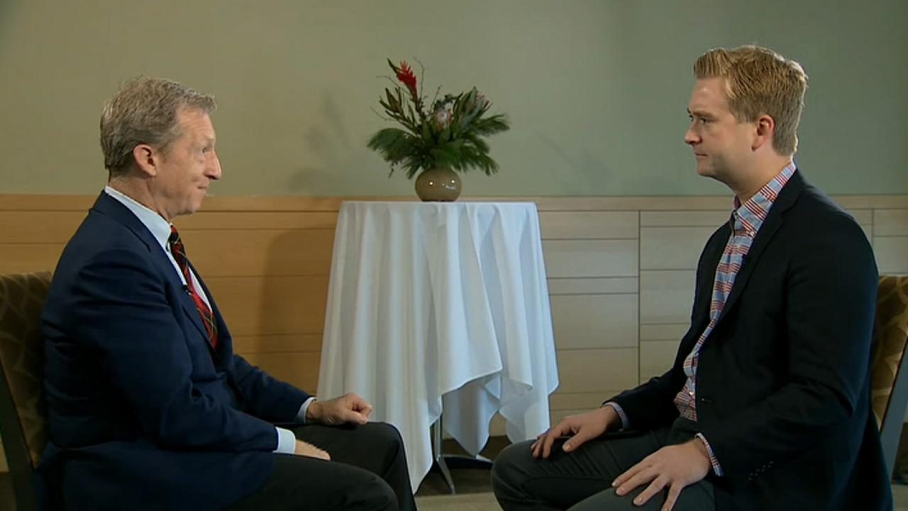 Raw video: News correspondent Peter Doocy sits down with Democratic presidential candidate Tom Steyer. 