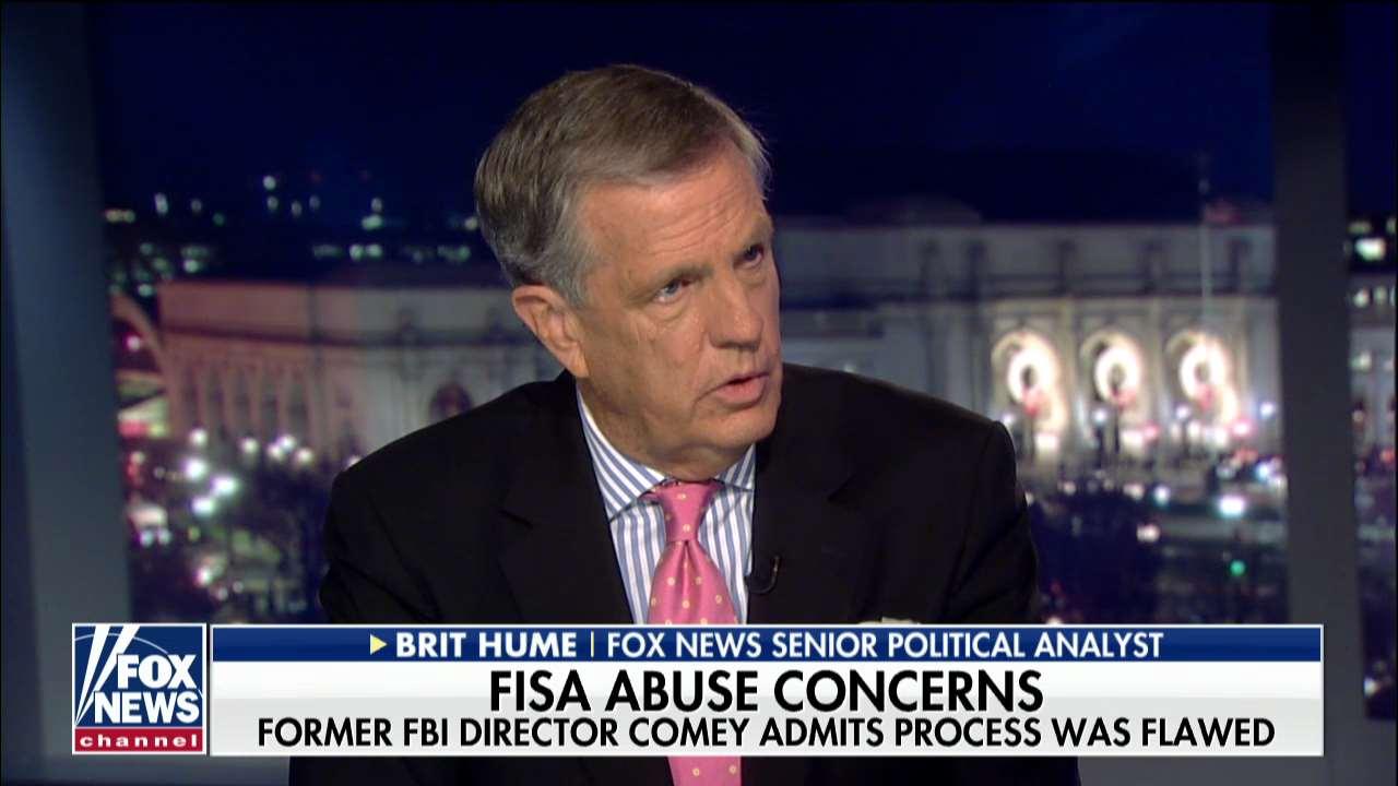 Brit Hume rejects Adam Schiff's claims about FISA abuse knowledge