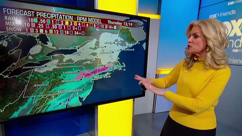 National forecast for Tuesday, December 17