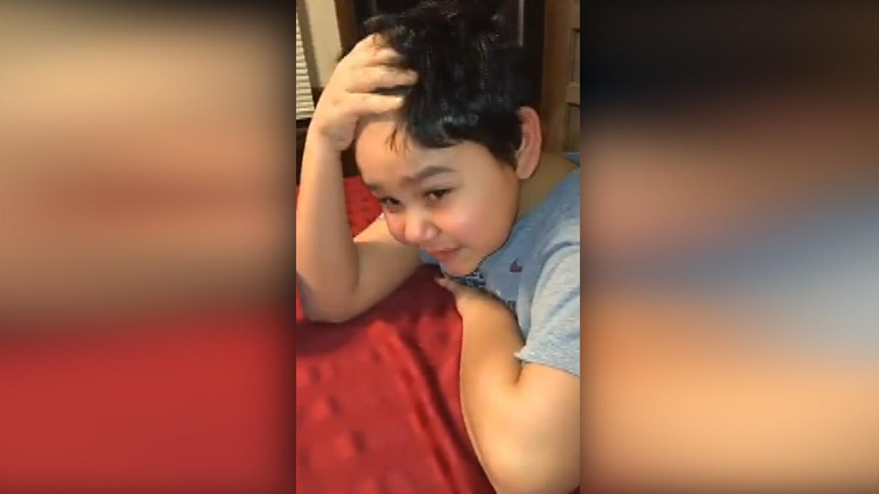9-year-old cries the happiest tears ever at being cancer-free