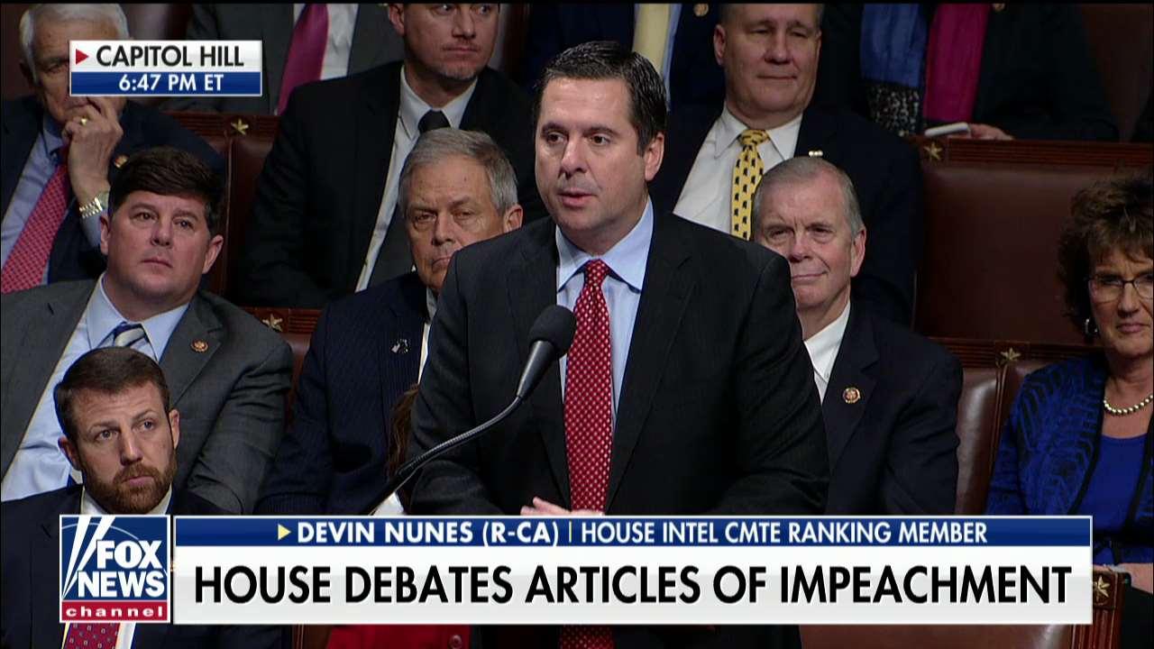 Devin Nunes: 'The only thing President Trump is guilty of is beating Hillary Clinton'