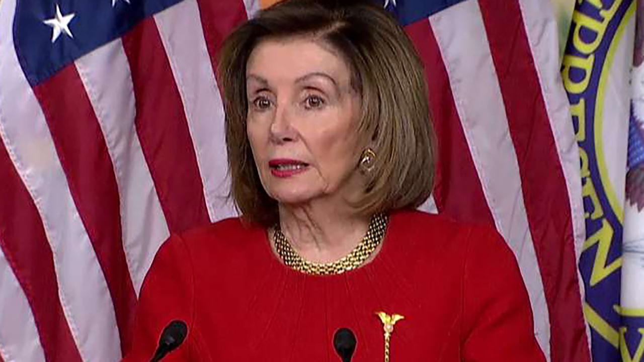 Pelosi says she has a spring in her step after House impeaches Trump