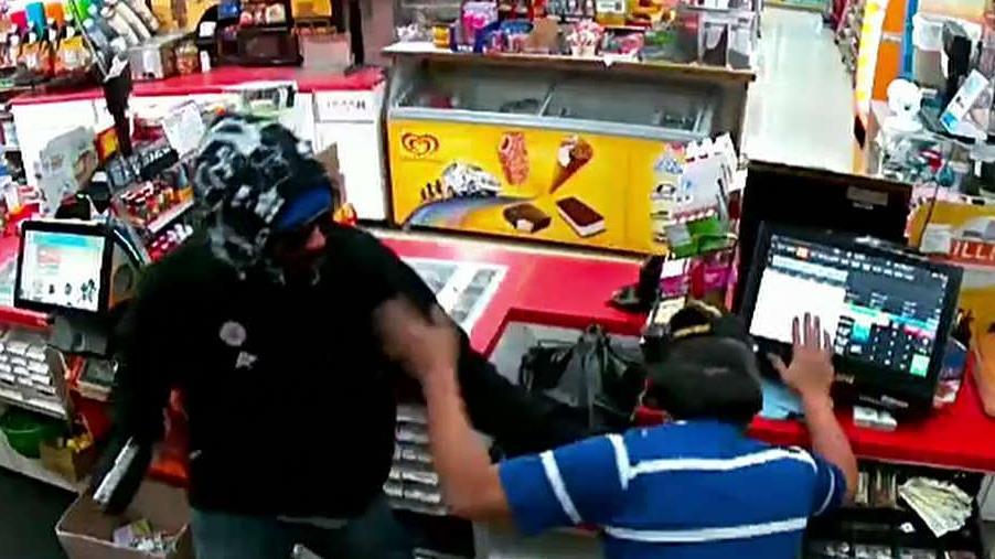 California store clerk fatally shoots armed robber who pistol whipped him