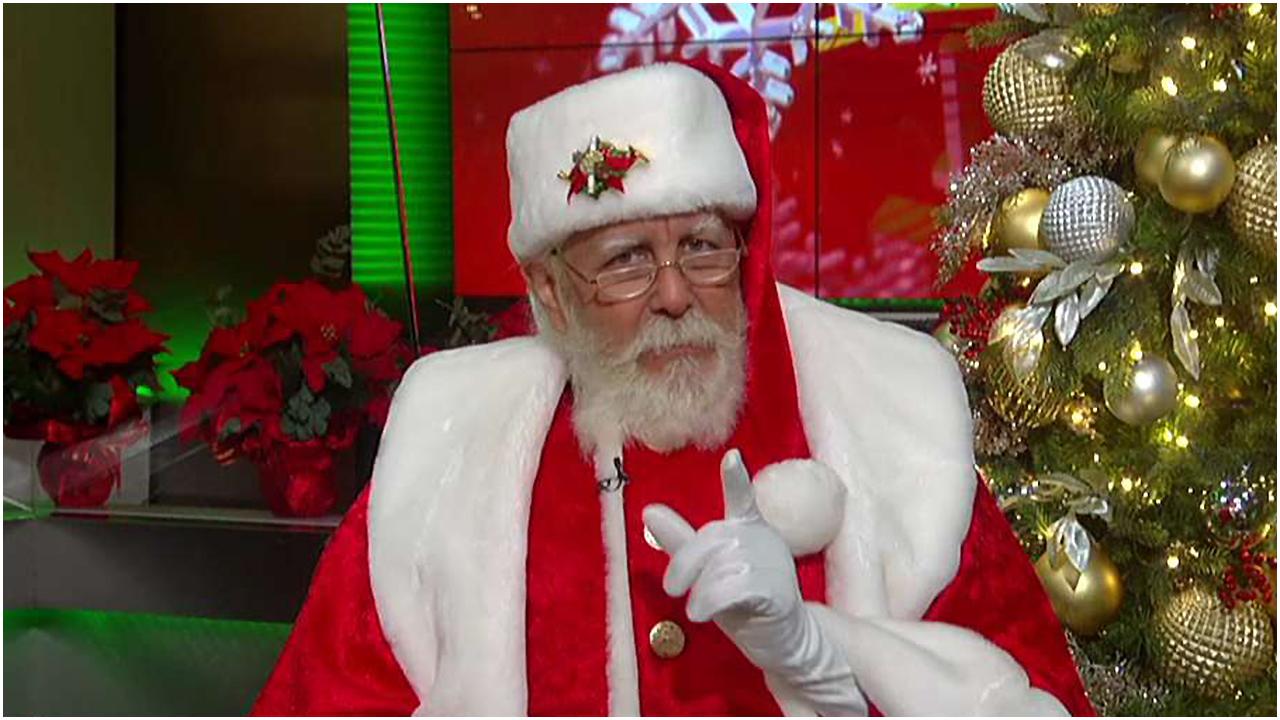 Santa Claus joins 'Fox & Friends' on Christmas morning