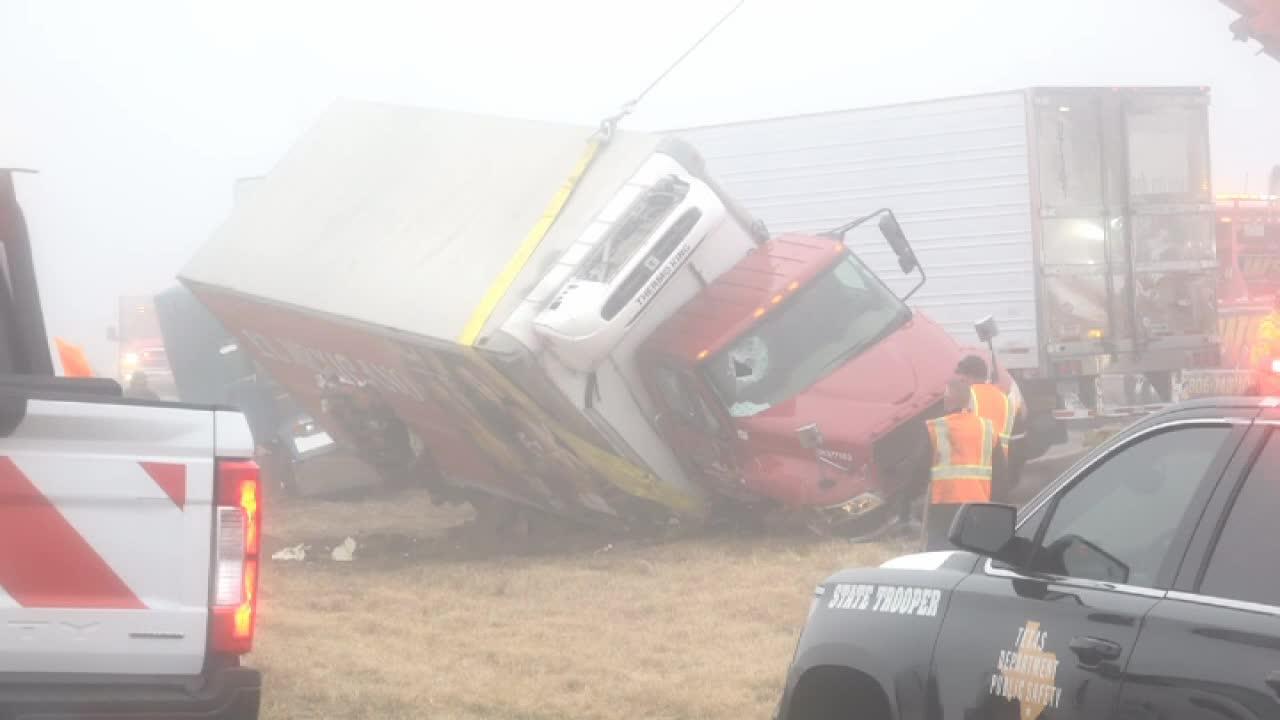 Texas fog causes multiple highway crashes