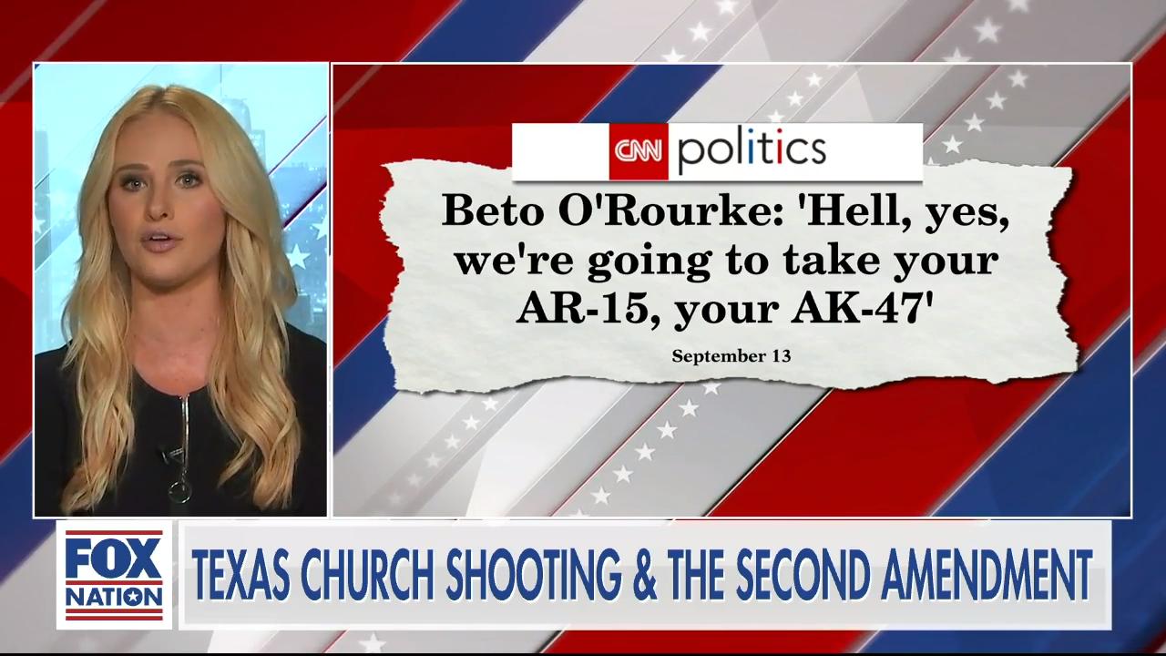 Tomi Lahren rips Beto O'Rourke as he weighs in on Texas Church shooting