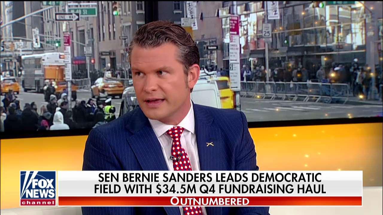 Pete Hegseth on Bernie Sanders' massive fundraising haul 