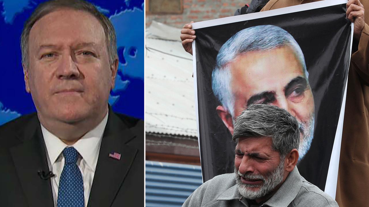 After a U.S. airstrike kills Iranian Gen. Qasem Soleimani in Iraq, Secretary of State Mike Pompeo tells 'Fox &amp; Friends' that President Trump's decision was necessary to deter further aggression.