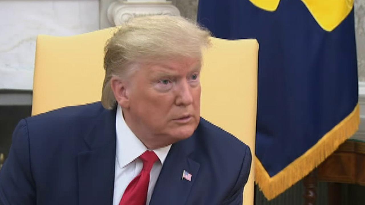President Trump responds to question about impeachment during bilateral meeting with Greek Prime Minister	