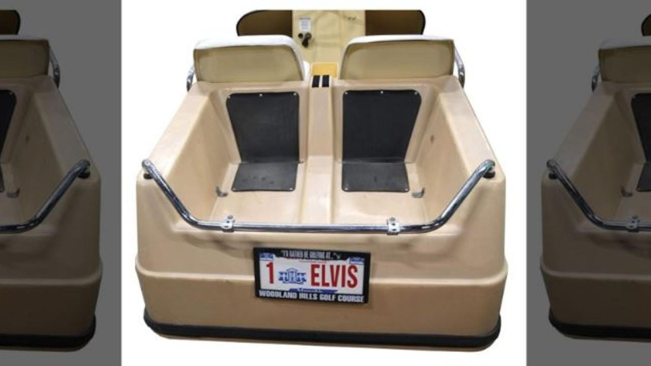 Bidders take a pass on Elvis Presley's Harley-Davidson golf cart at auction