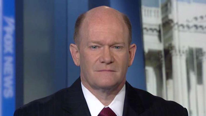 Sen. Chris Coons on impeachment developments, efforts curb Trump's ability to use military action against Iran