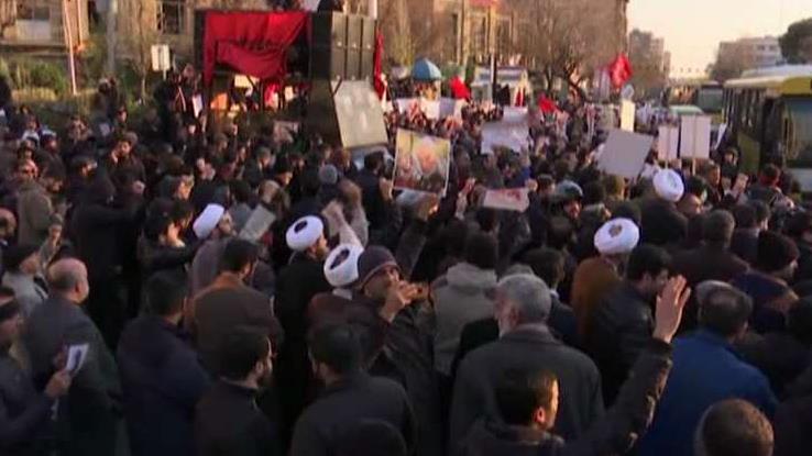 Anti-government protesters take to streets in Iran for third day