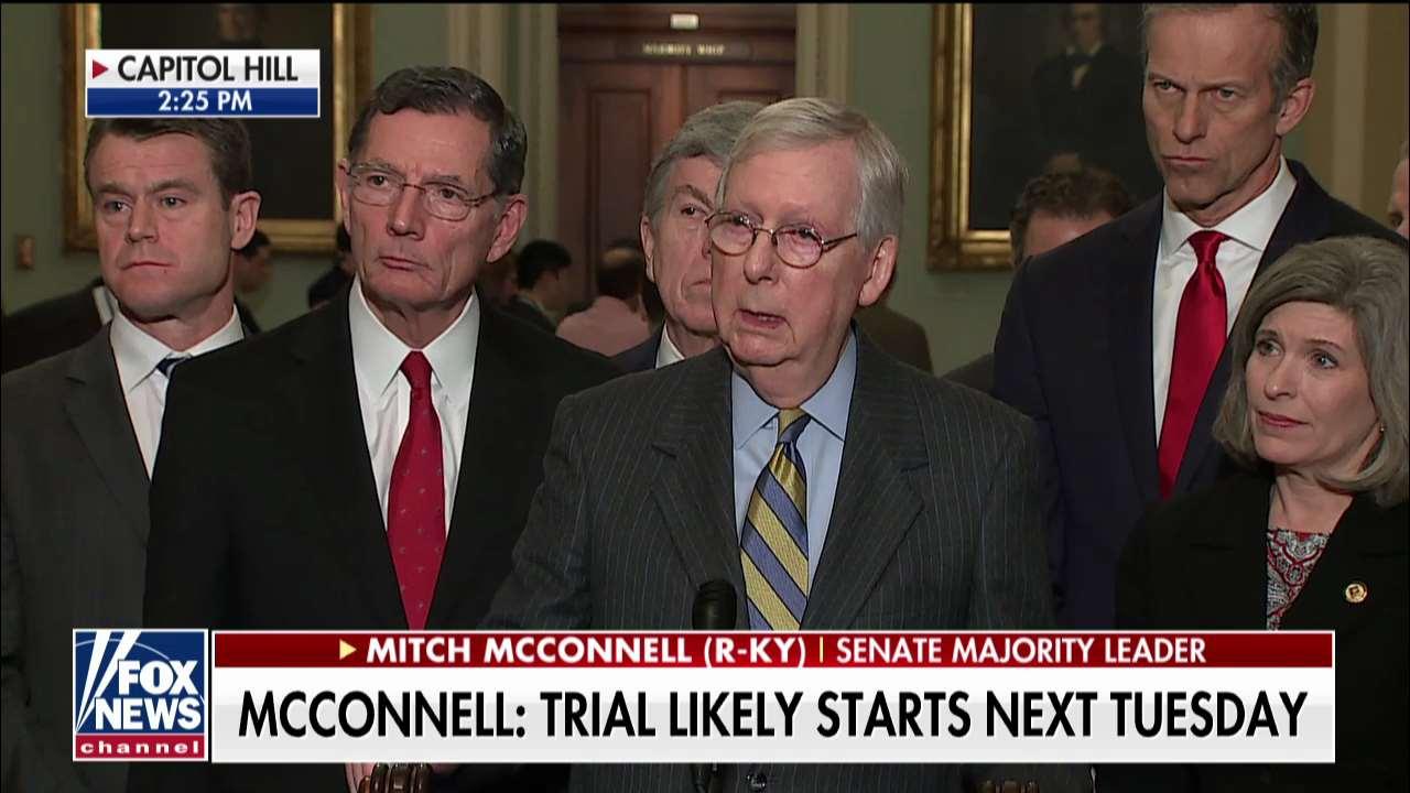 Mitch McConnell: No GOP sentiment to dismiss impeachment