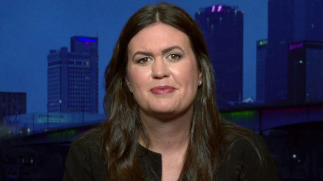 Sarah Sanders reacts to Democrat debate, reveals cover of new memoir on time in White House