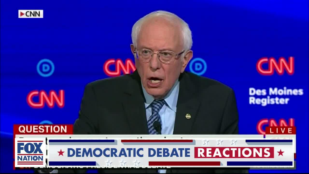 Debate moderator asks Sanders how 'unprecedented' spending wouldn't 'bankrupt the country'