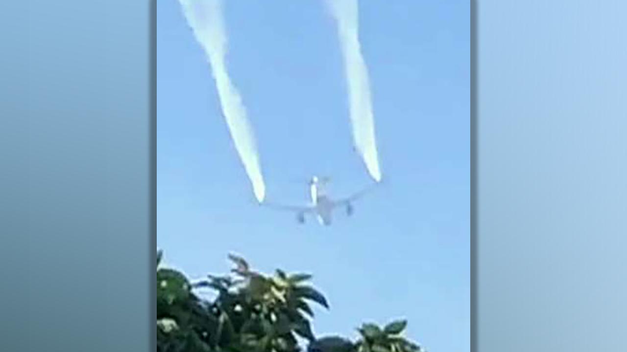 Delta plane dumps fuel on Los Angeles neighborhood